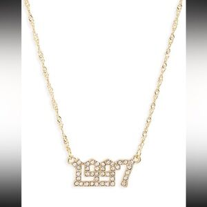 BP 1997 Gold Birth Year Pendant Necklace